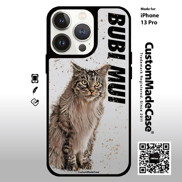 CustomMadeCase - Cartoon Mirror Case 相片漫畫化設計 鏡面手機殼 (人像 寵物 兒童 家庭)