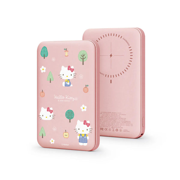 【門市發售】Garmma 永橙✖️Sanrio  Hello Kitty 5000mAh  磁吸外置充電器（只限香港發售，不設平郵）