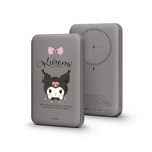 【門市發售】Garmma 永橙✖️Sanrio  Kuromi 5000mAh  磁吸外置充電器（只限香港發售，不設平郵）