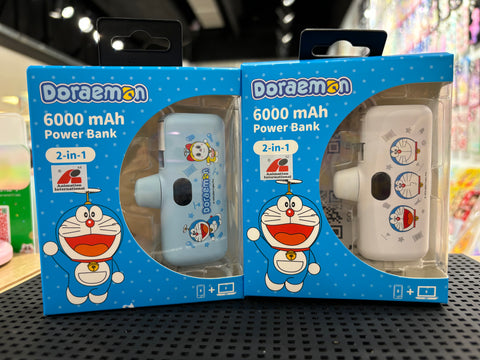 【門市發售】多啦A夢 直插式 6000mAh 外置充電器（Lightning頭）（只限香港發售，不設平郵）