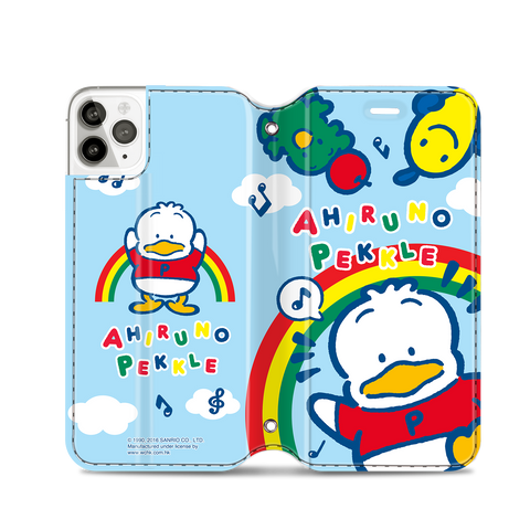 Ahiru No Pekkle Leather Flip Case (APCM06)