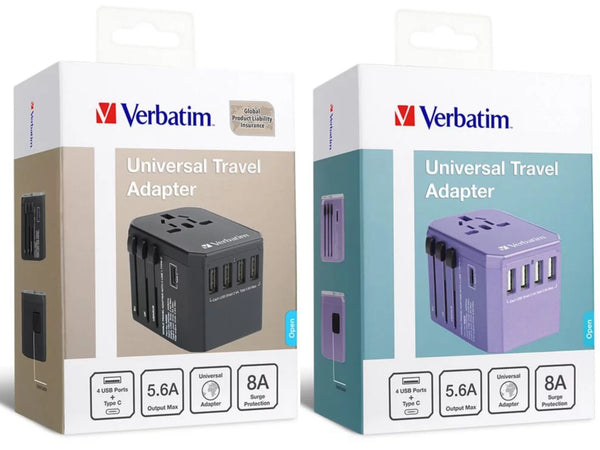【門市發售】Verbatim 5 Port 5.6A 旅行火牛