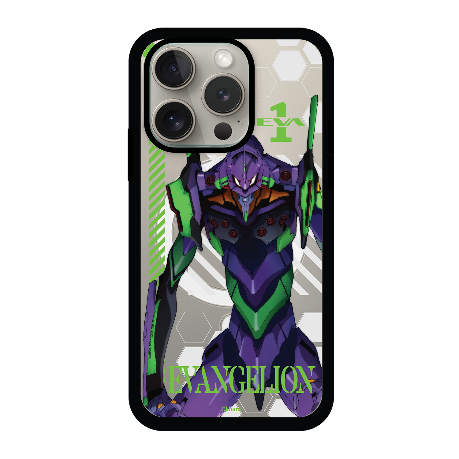 Evangelion Clear Case / iPhone Case / Android Case / Samsung Case  新世紀福音戰士 正版授權 全包邊氣囊防撞手機殼 (EVA-01)