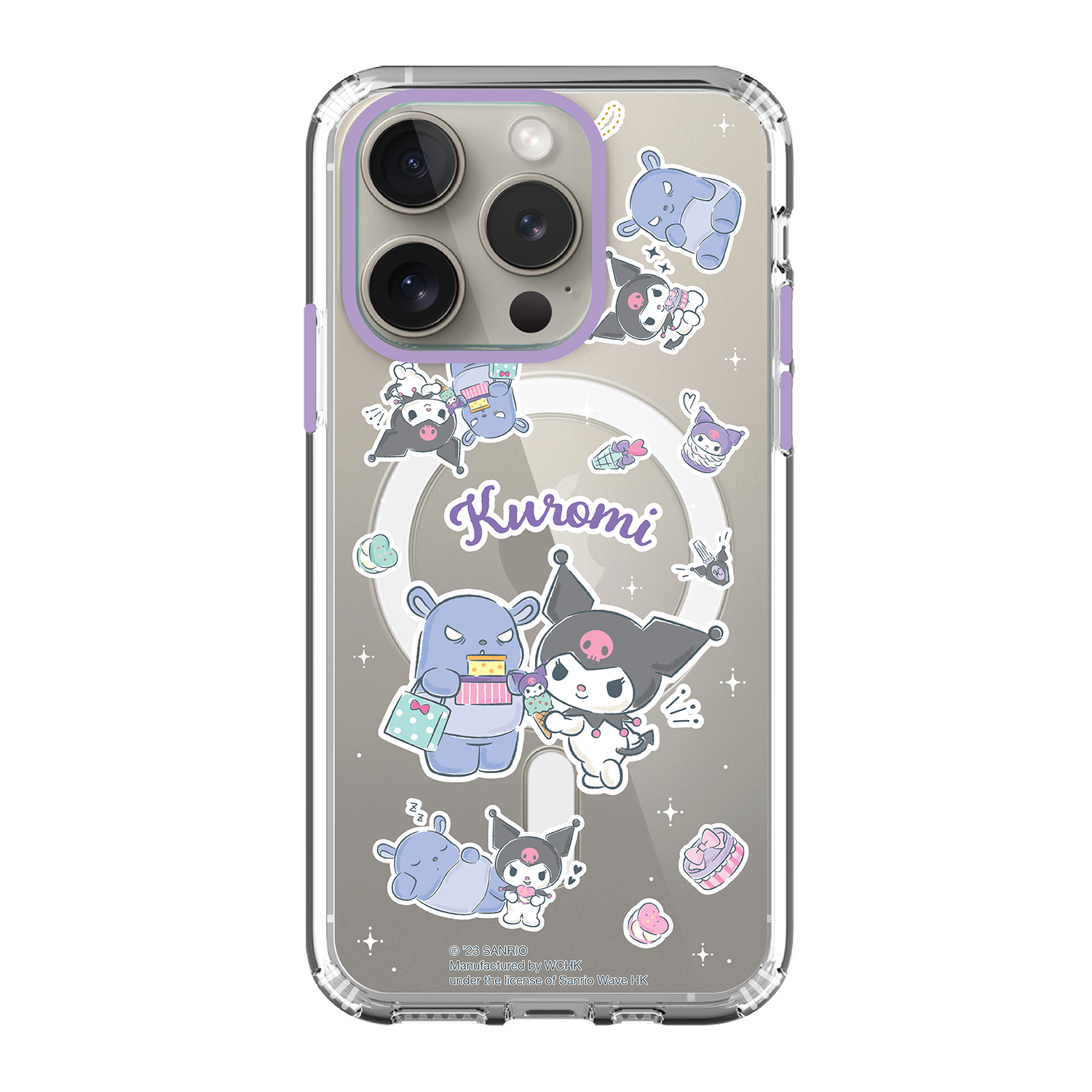 Kuromi Clear Case / iPhone Case / Android Case / Samsung Case 防撞透明手機殼 (KU107)