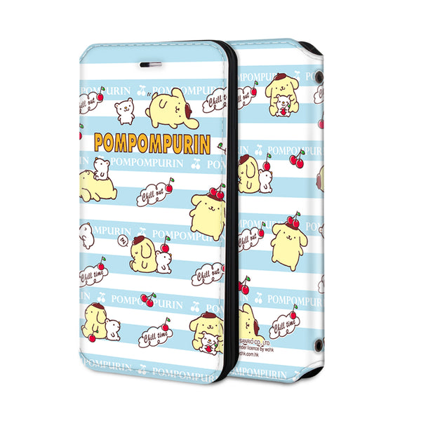 Pom Pom Purin Leather Flip Case (PNCM06)